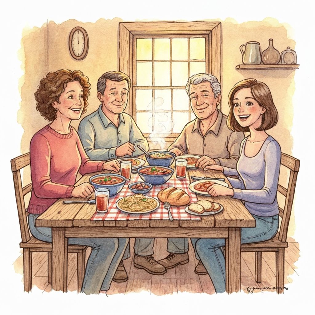 Shared home cooked meals